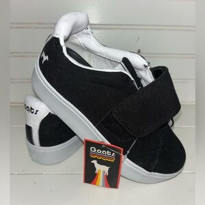 Goats Black Canvas Sneakers Kids Size 13.5 New